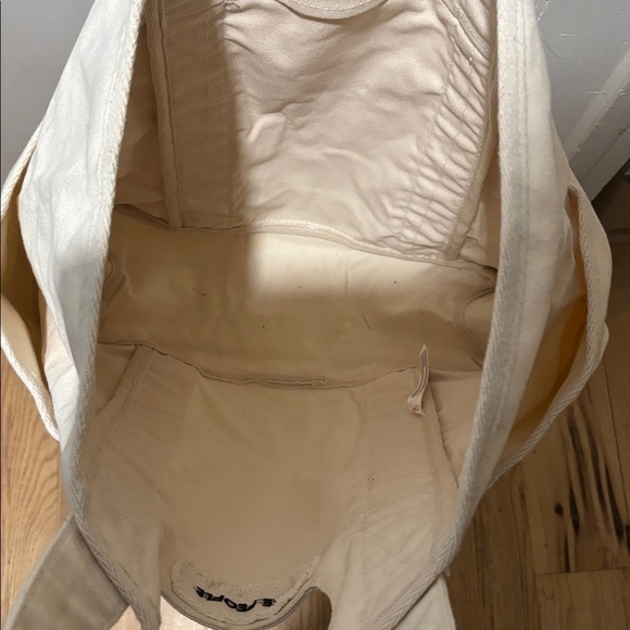 FREE PEOPLE caravan cotton cream tote - Picture 9 of 11